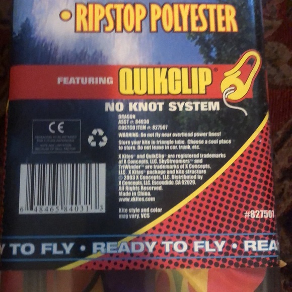 Dragon kite 3 dimensional ready to fly 67” over 5 foot wingspan - Picture 3 of 9